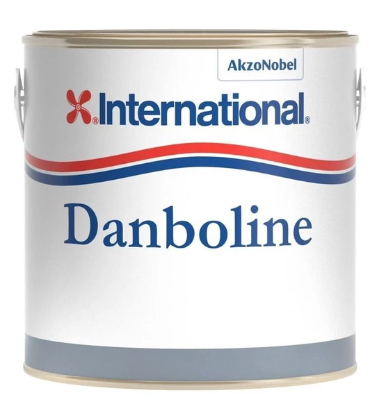 INTERNATIONAL DANBOLINE 2.5LT GRİ ZEHİRLİ BOYA TEKNE YAT ANTIFOULING ürün görseli 1
