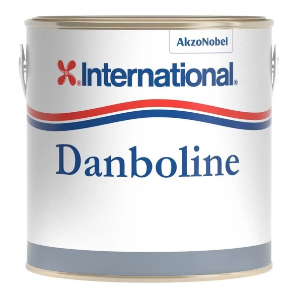 INTERNATIONAL DANBOLINE 2,5 LT. BEYAZ TEKNE YAT ZEHİRLİ BOYA ANTIFOULING ürün görseli 1