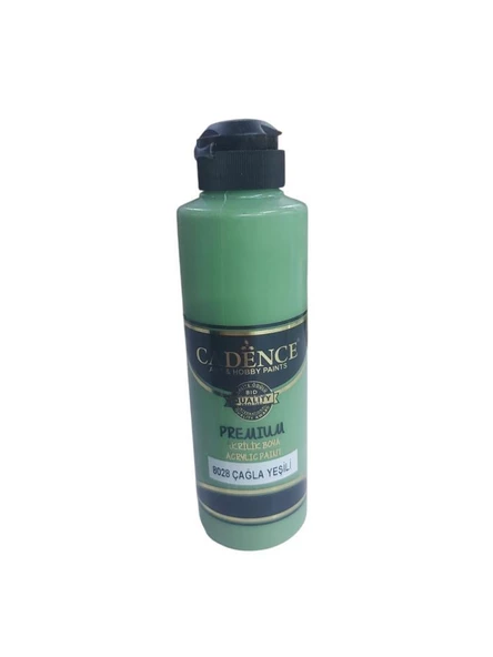 Cadence Akrilik Boya 250ML 8028 Çağla Yeşili Ahşap Boyası ürün görseli 1