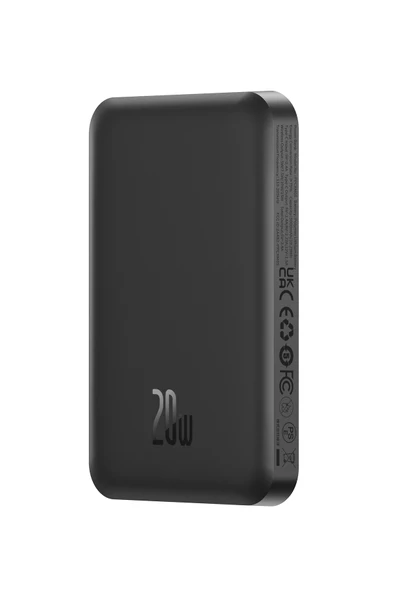Baseus Magnetic Mini Wireless 5000mAh 20W Cluster Black ürün görseli 1