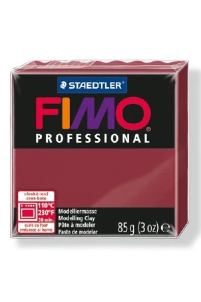 Fimo Professional Polimer Kil 85gr. Bordeaux ürün görseli 1