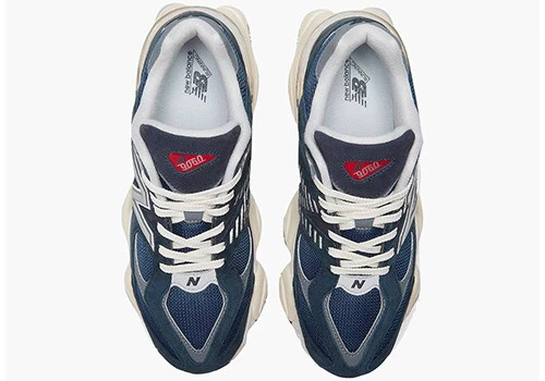 New Balance 9060 Navy White - Resim 3