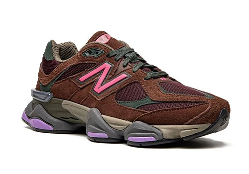 New Balance 9060 Rich Oak Burgundy ürün görseli 1
