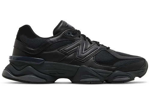 PTTAVM: New Balance 9060 Triple Black Leather