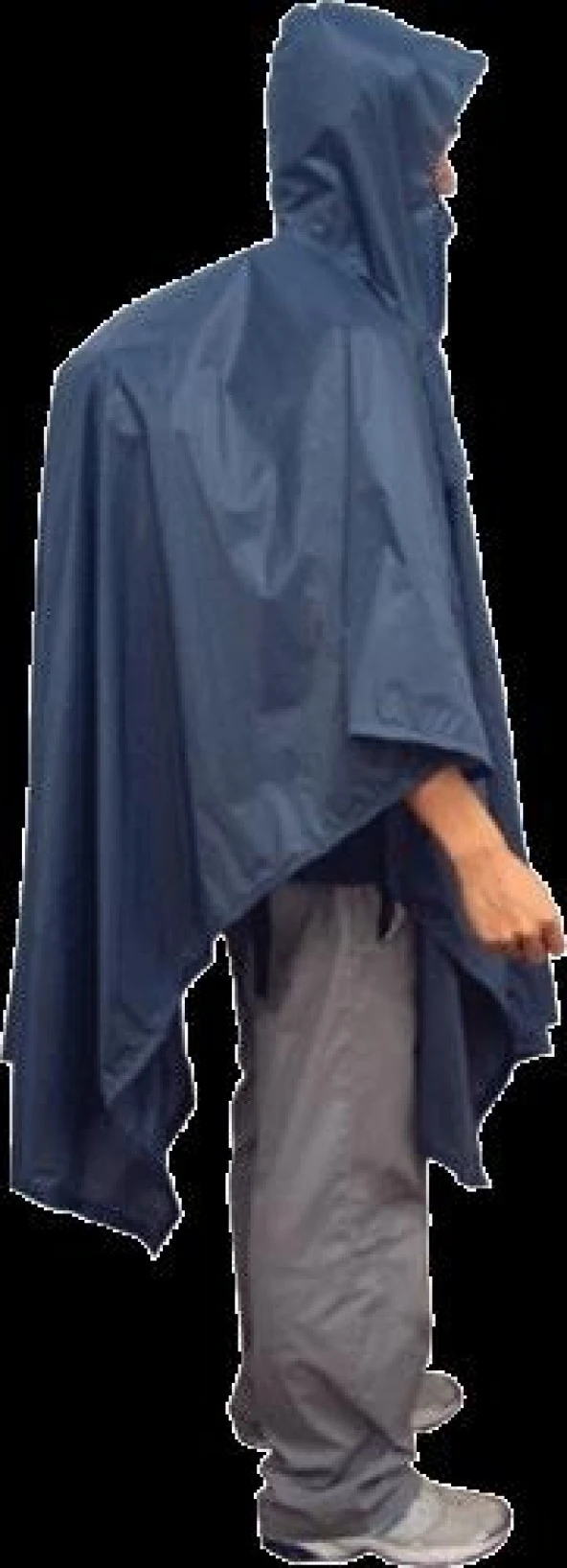 Jr Gear Poncho Unisex Panço Yağmurluk-MAVİ ürün görseli 1