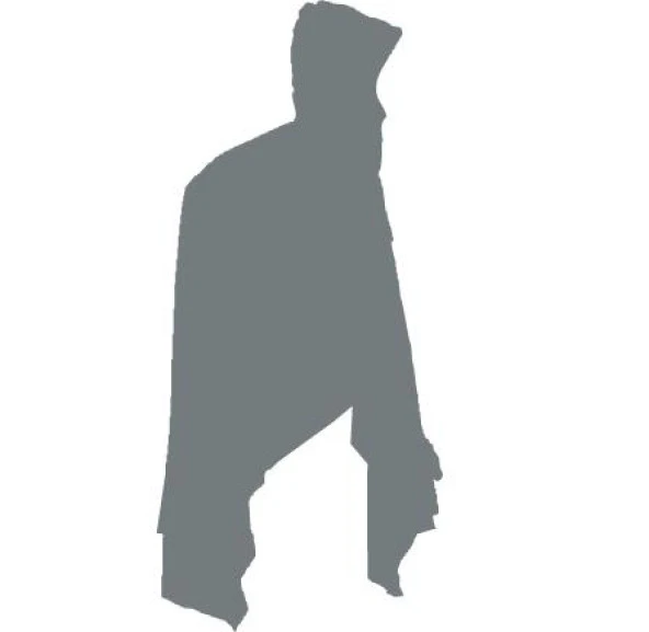 Jr Gear Poncho Unisex Panço Yağmurluk-GRİ ürün görseli 1