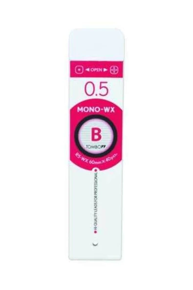 Mono-wx Profesyonel Kurşun Kalem Ucu 0.5 Mm B 40`lı Tüp ürün görseli 1