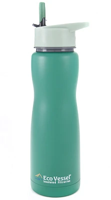 Eco Vessel Aqua Vessel Insulated Filtre Bottle Termos 0.75 Litre-YEŞİL ürün görseli 1