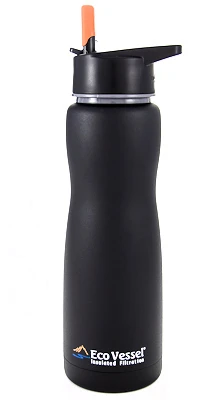Eco Vessel Aqua Vessel Insulated Filtre Bottle Termos 0.75 Litre-SİYAH ürün görseli 1