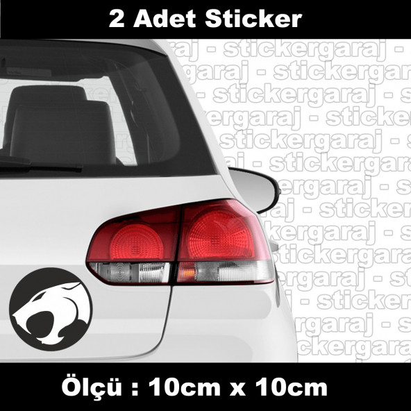 kaplan tiger hayvan sticker etiket - 2 adet araba kask motosiklet laptop tablet pc atv uyumlu sticker 2 adet ürün görseli 1