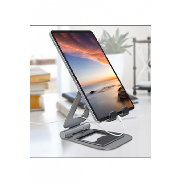 Mühlen T5 Ayarlanabilir Ergonomik Telefon Tablet Standı Füme ürün görseli 1