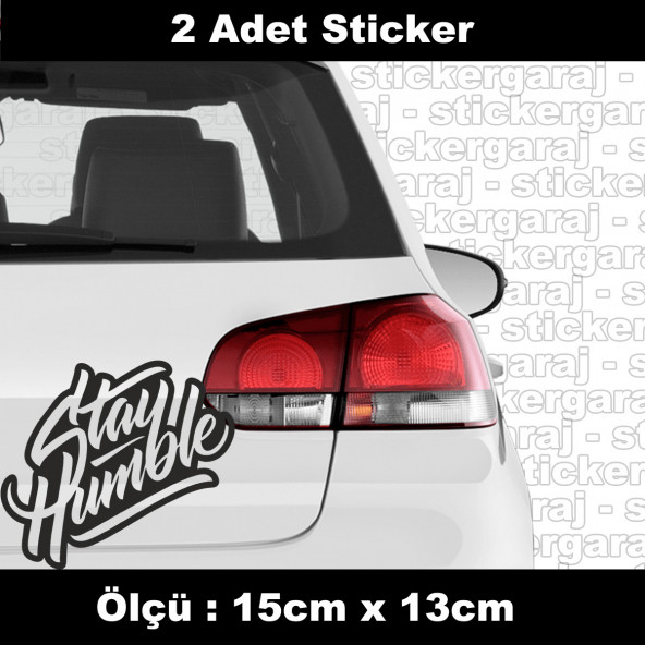 tuning modifiye sticker etiket -2 adet  araba kask motosiklet laptop tablet pc atv uyumlu sticker 2 adet ürün görseli 1