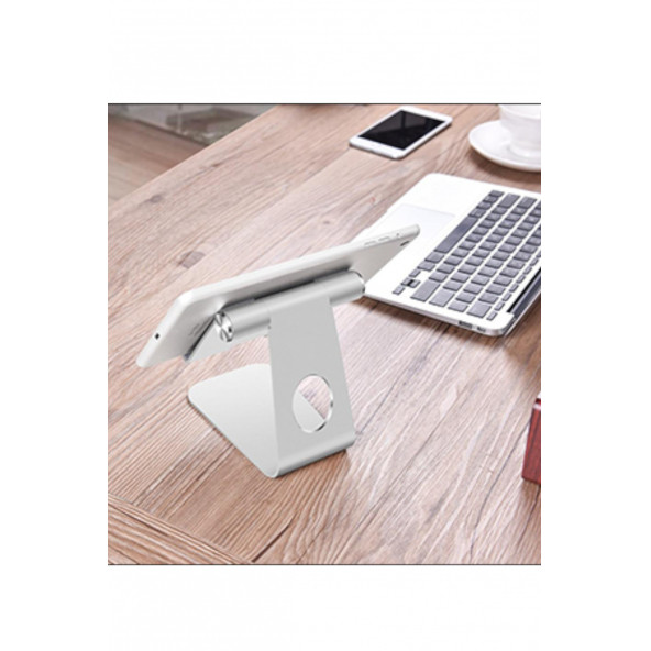 Mühlen T4 Ayarlanabilir Ergonomik Telefon Tablet Standı Silver - Resim 6