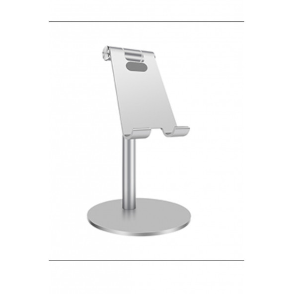 Mühlen T40-3 Ayarlanabilir Ergonomik Telefon Tablet Standı Silver ürün görseli 1