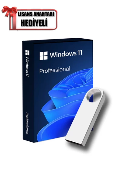 Windows 11 İşletim Sistemli Freedos cihazlar için USB Bellek (Lisans Anahtarı Hediyeli) ürün görseli 1