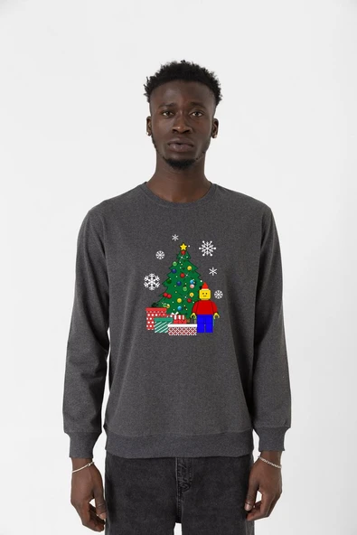 Lego Man Christmas Füme Erkek 2ip Sweatshirt ürün görseli 1