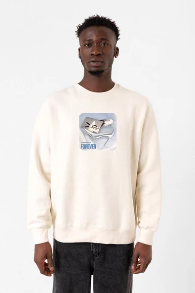 Babymonster Forever Ekru Erkek 2ip Sweatshirt ürün görseli 1