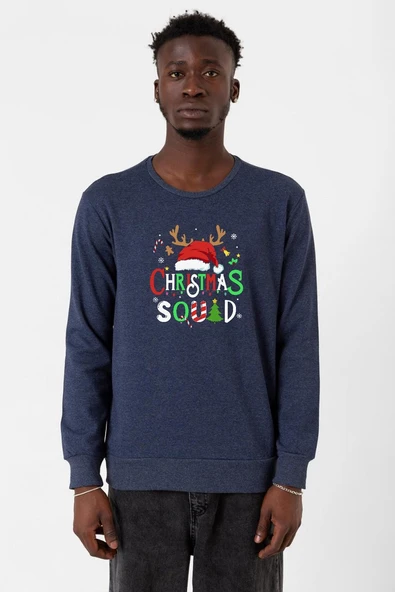 Christmas Squad indigo Erkek 2ip Sweatshirt ürün görseli 1