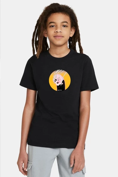 Meovv Meow Siyah Çocuk Tshirt ürün görseli 1