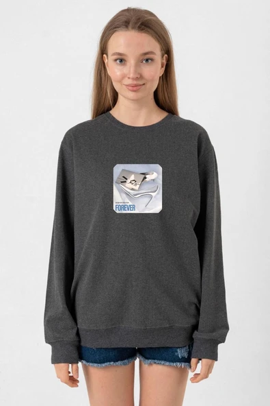Babymonster Forever Füme Kadın 2ip Sweatshirt ürün görseli 1