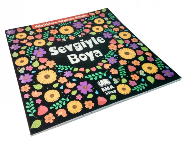 Sevgiyle Boya - Büyüklere Boyama Kitabı - Resim 2