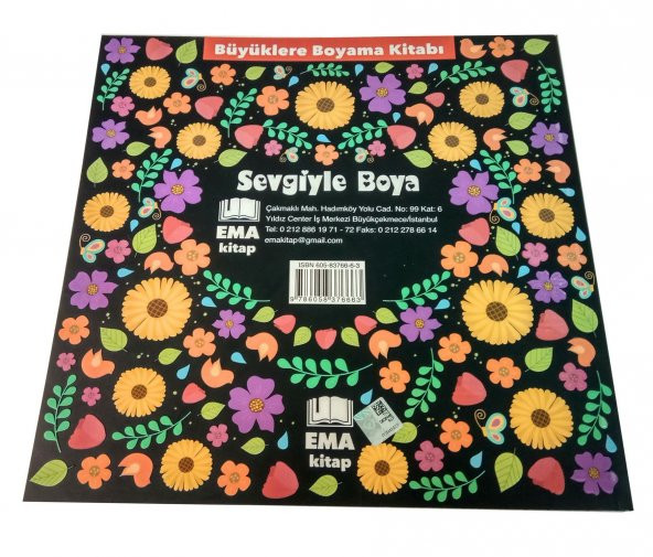 Sevgiyle Boya - Büyüklere Boyama Kitabı - Resim 5