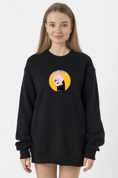 Meovv Meow Siyah Kadın 2ip Sweatshirt ürün görseli 1