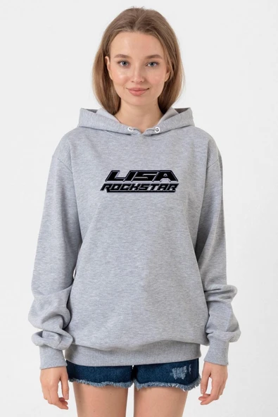 Lisa Rockstar Grimelanj Kadın 3ip Kapşonlu Sweatshirt ürün görseli 1