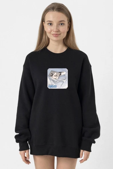 Babymonster Forever Siyah Kadın 2ip Sweatshirt ürün görseli 1