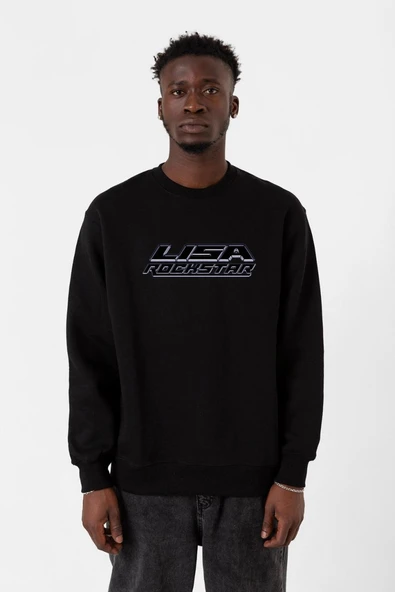Lisa Rockstar Siyah Erkek 2ip Sweatshirt ürün görseli 1