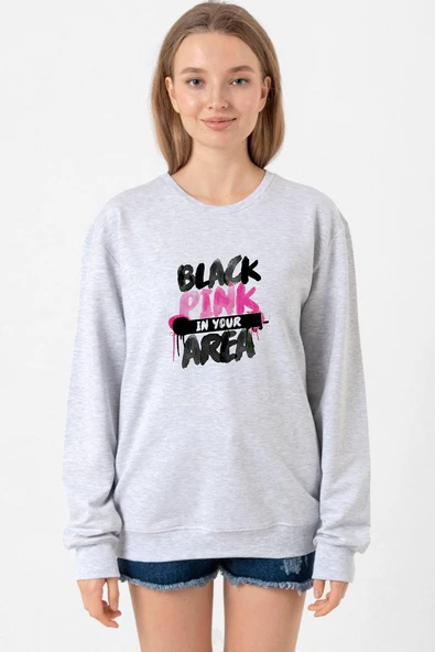 Black Pink In Your Area Grimelanj Kadın 2ip Sweatshirt ürün görseli 1