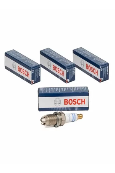 Bosch 4 TIRNAK Volkswagen Golf 5 1.6 FSI 2003-2008 Nikel Buji 4 Adet Motor No: BAG-BLP-BLF ürün görseli 1