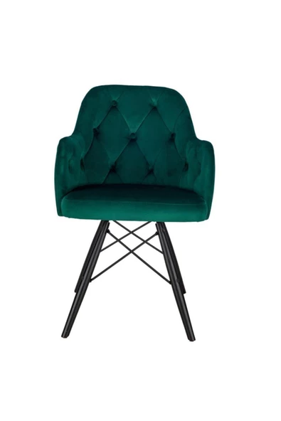 Massa Design Suny Kapitoneli Mini Berjer Sandalye - Resim 3
