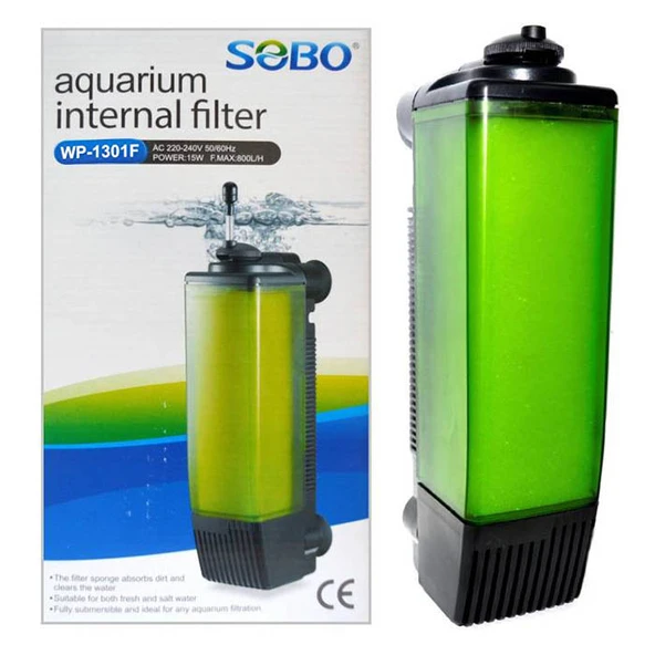 Sobo WP-1301F Akvaryum İç Filtresi 600 L/S 10 W ürün görseli 1