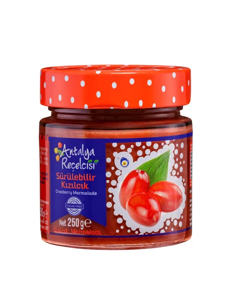 Sürülebilir Kızılcık Marmeladı 250Gr ürün görseli 1