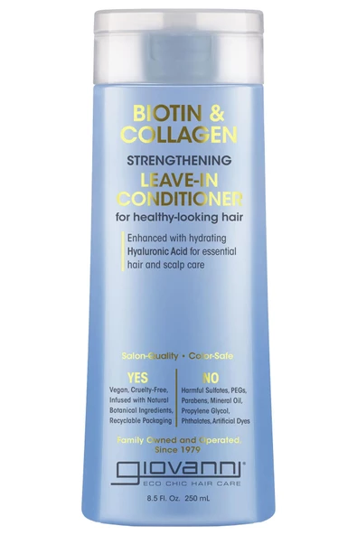 Giovanni Biotin & Collagen Güçlendirici Durulanmayan Saç Kremi 250ML ürün görseli 1