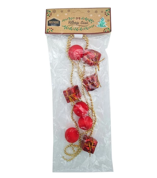 Mistique Yılbaşı Süsü Zincir Paket Renkli 120Cm ürün görseli 1