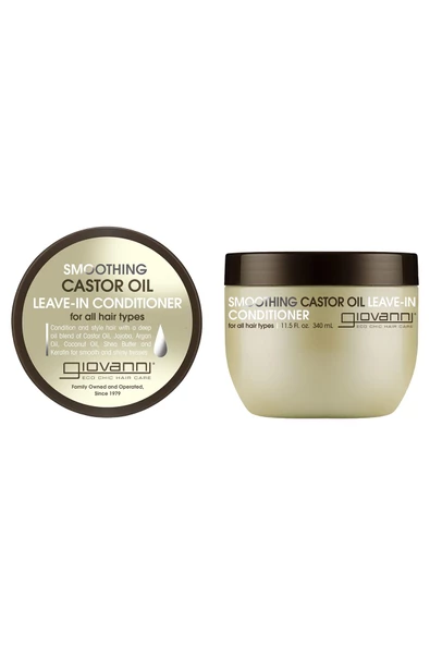Giovanni Smoothing Castor Oil Durulanmayan Saç Kremi 340ML ürün görseli 1