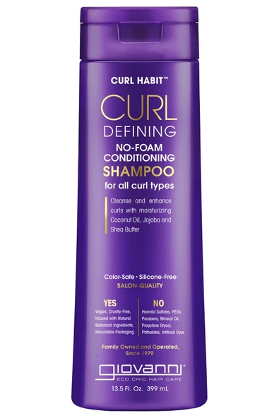 Giovanni Curl Habit Bukle Belirginleştirici Köpüksüz Bakım Şampuanı 399ML ürün görseli 1