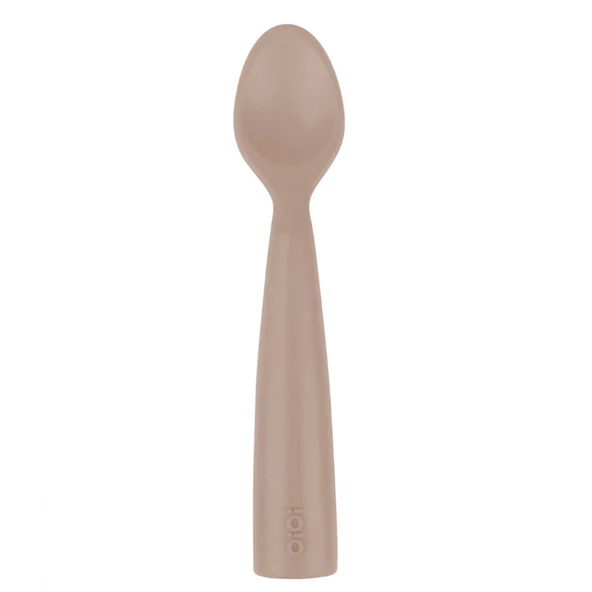 Oioi Nam Nam Silikon Mama Kaşığı Bubble Beige ürün görseli 1