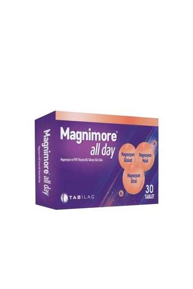 Tab İlaç Magnimore All Day 30 Tablet ürün görseli 1