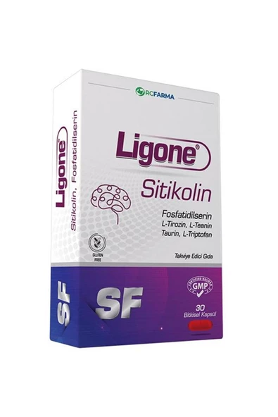 Ligone LİGONE SİTİKOLİN FOSFATİDİLSERİN 30 BİTKİSEL KAPSÜL ürün görseli 1
