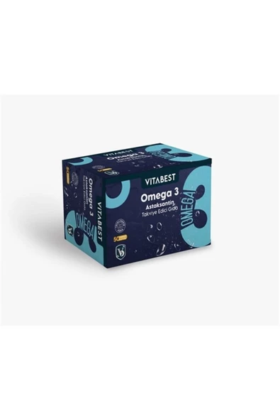 Rodrigo Vitabest Omega 3 Astaksantin 50 Yumuşak Kapsül ürün görseli 1