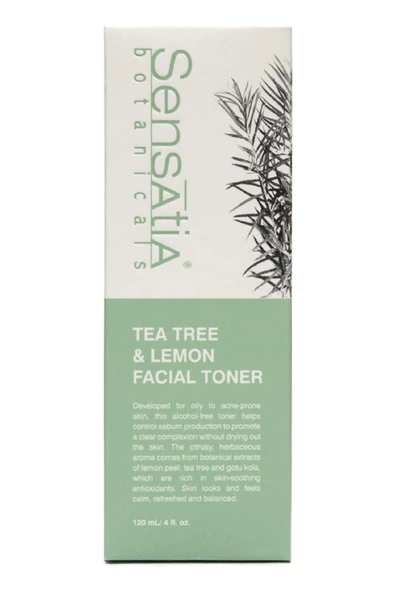 Sensatia Botanicals Çay Ağacı Ve Limon Sivilce Karşıtı Yüz Toniği 120ml ürün görseli 1