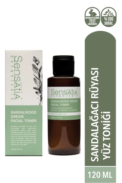 Sensatia Botanicals Sandalağacı Rüyası  Yüz Toniği 120ml ürün görseli 1