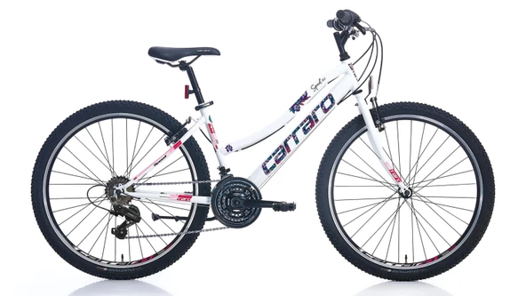 Carraro Speed 262 V Fren 21 Vites 26 Jant Dağ Bisikleti Beyaz Mor Mavi Siyah ürün görseli 1