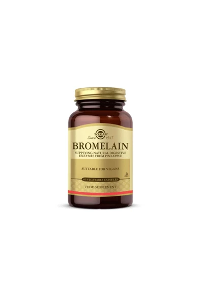 Solgar Bromelain 150 Mg 60 Kapsül ürün görseli 1