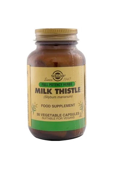 Solgar Milk Thistle 100 Mg 50 Kapsül - Resim 2