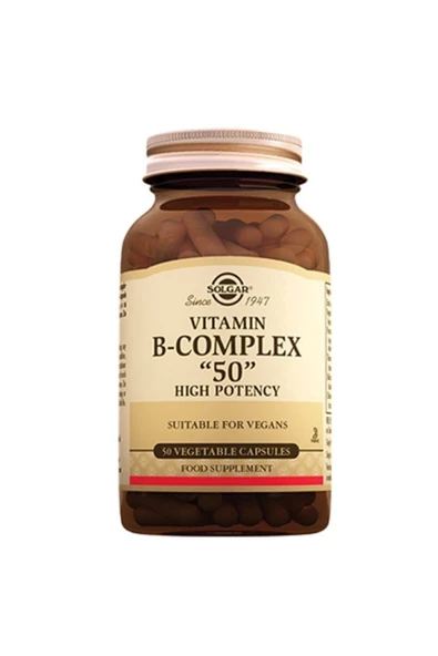 Solgar Vitamin B-complex 50 50 Kapsül ürün görseli 1