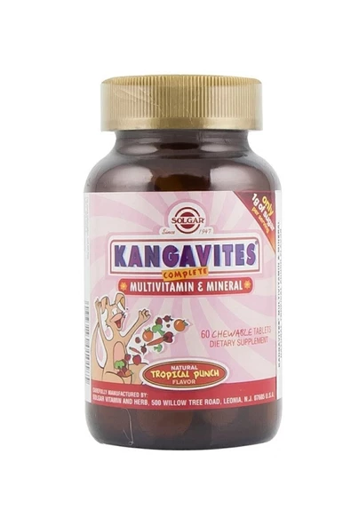 Solgar Kangavites Multivitamin Mineral 60 Tablet ürün görseli 1